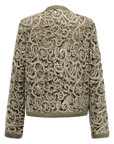 YAYING Knit Braided Embroidery Jacket EPJAB9119AG