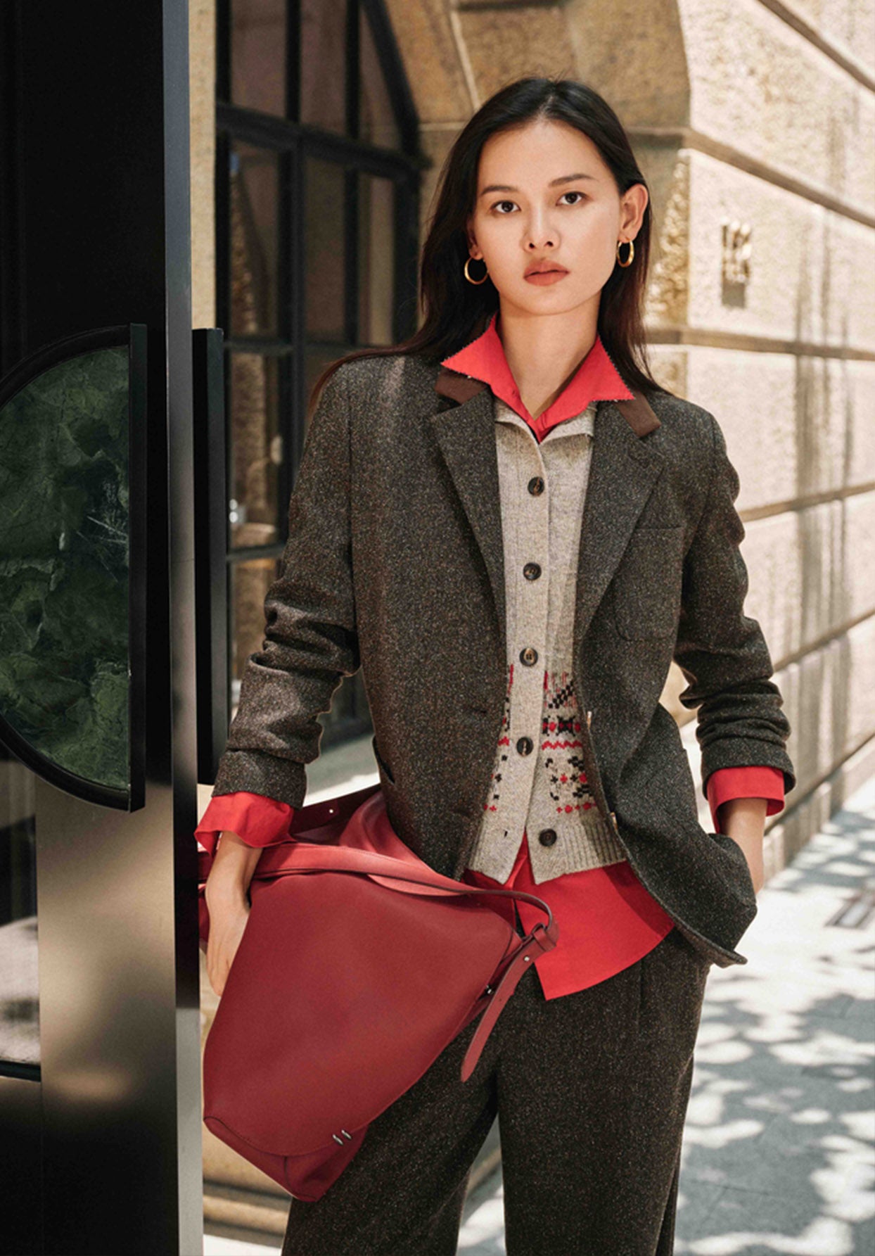 EP YAYING Wool Blend Blazer EGLIW1113A