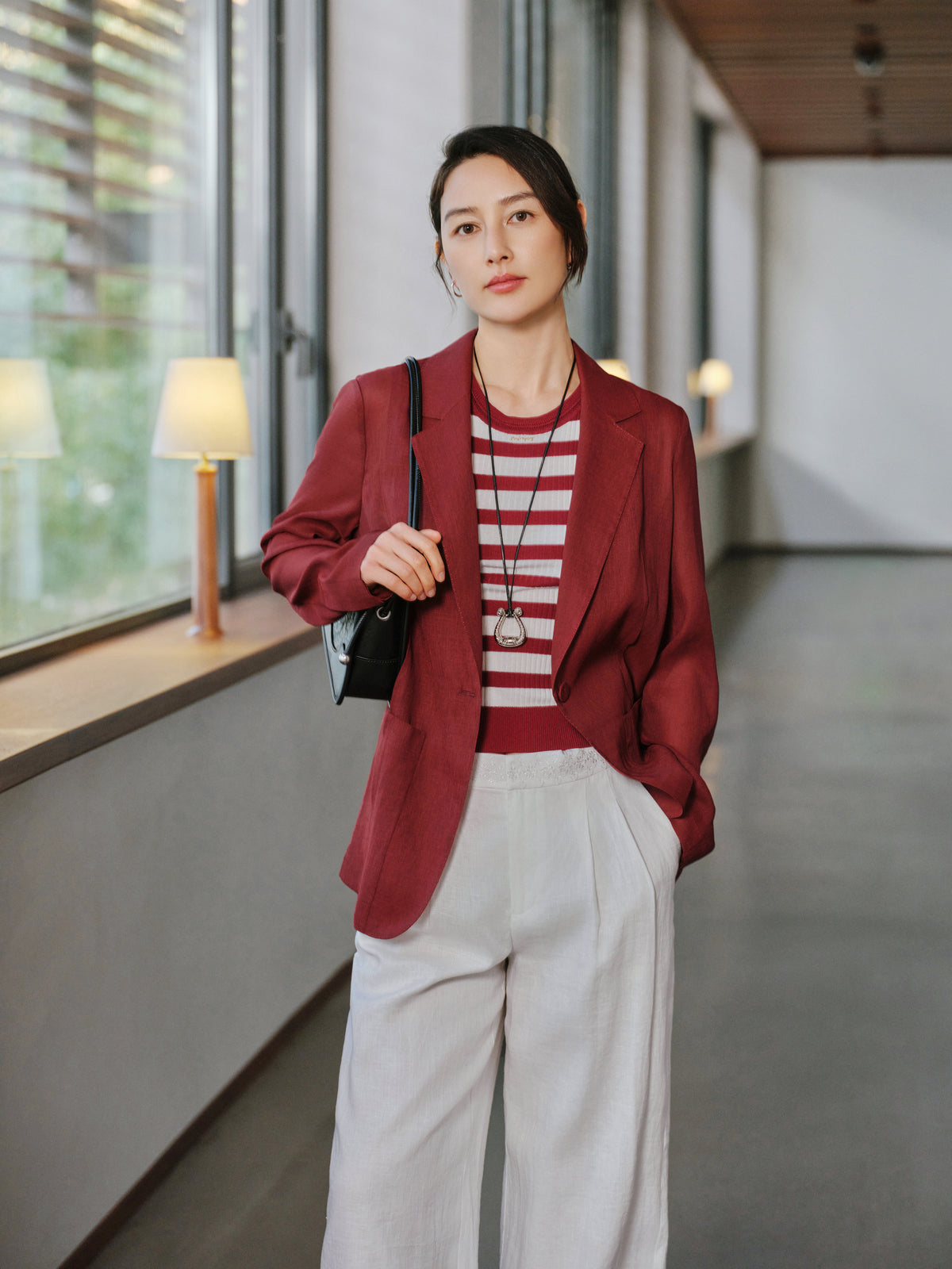 EP YAYING Commuter Lightweight Blazer Coat
