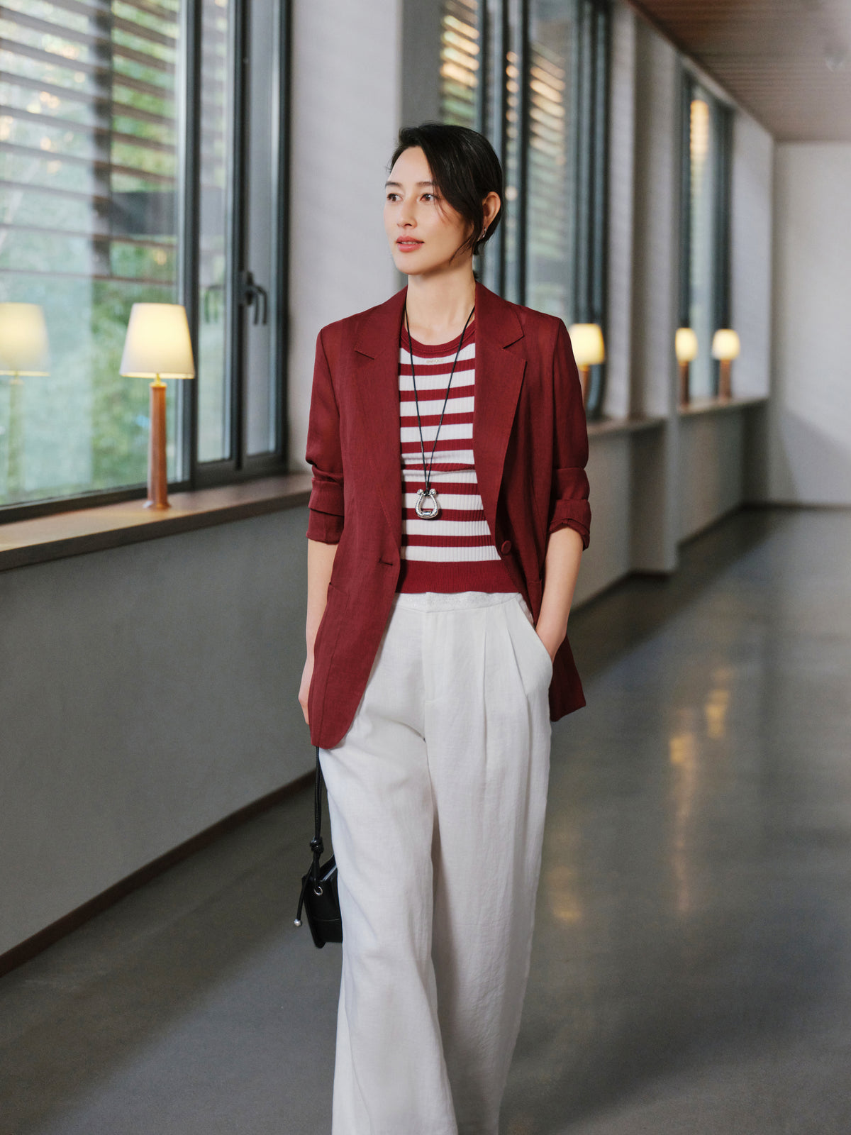 EP YAYING Commuter Lightweight Blazer Coat