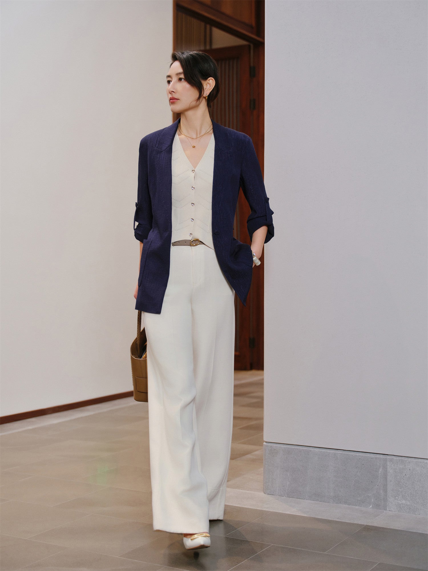EP YAYING Mulberry Silk Blazer EGKES1130AZ