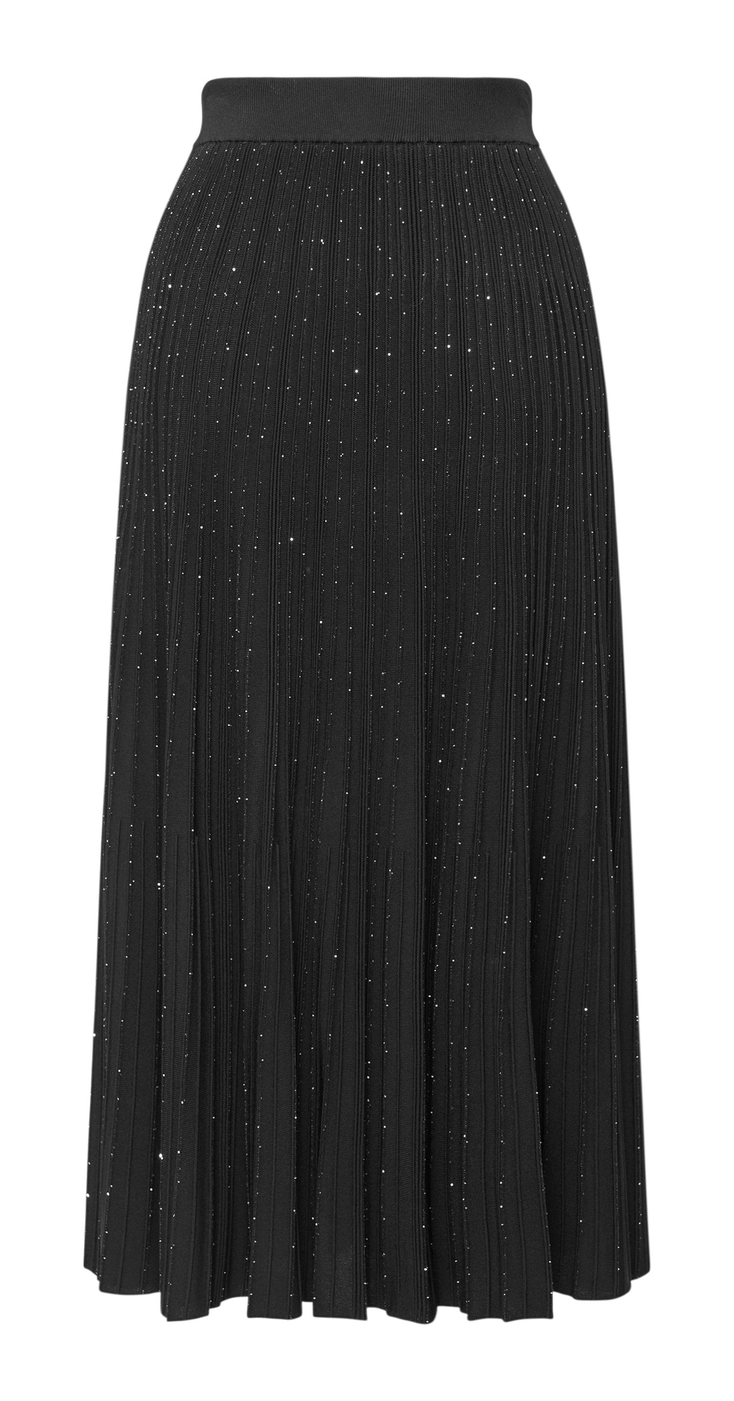 YAYING A-Line Pleated Midi Skirt