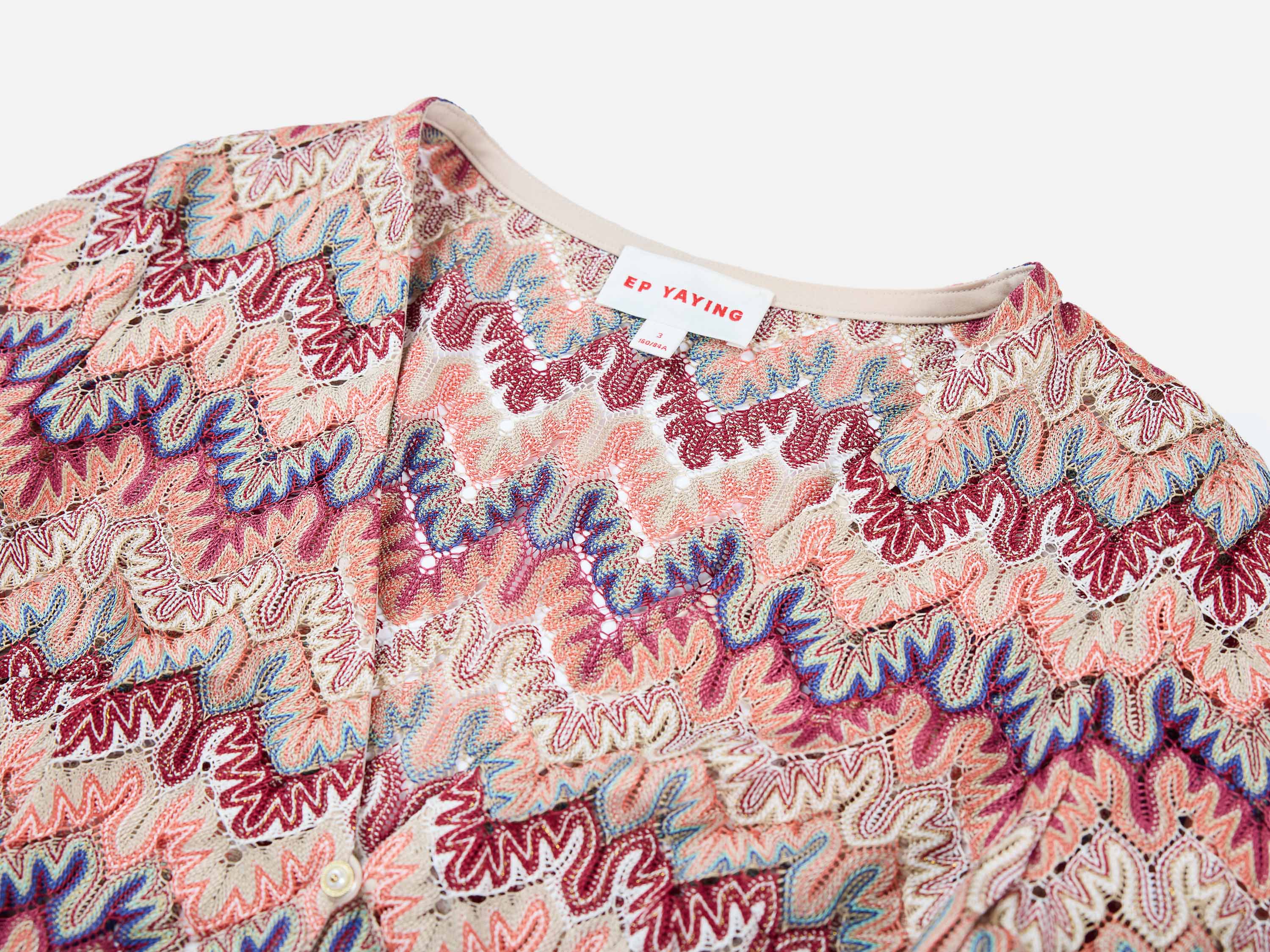 EP YAYING Multicolor Knit Sweater