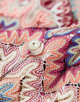 EP YAYING Multicolor Knit Sweater