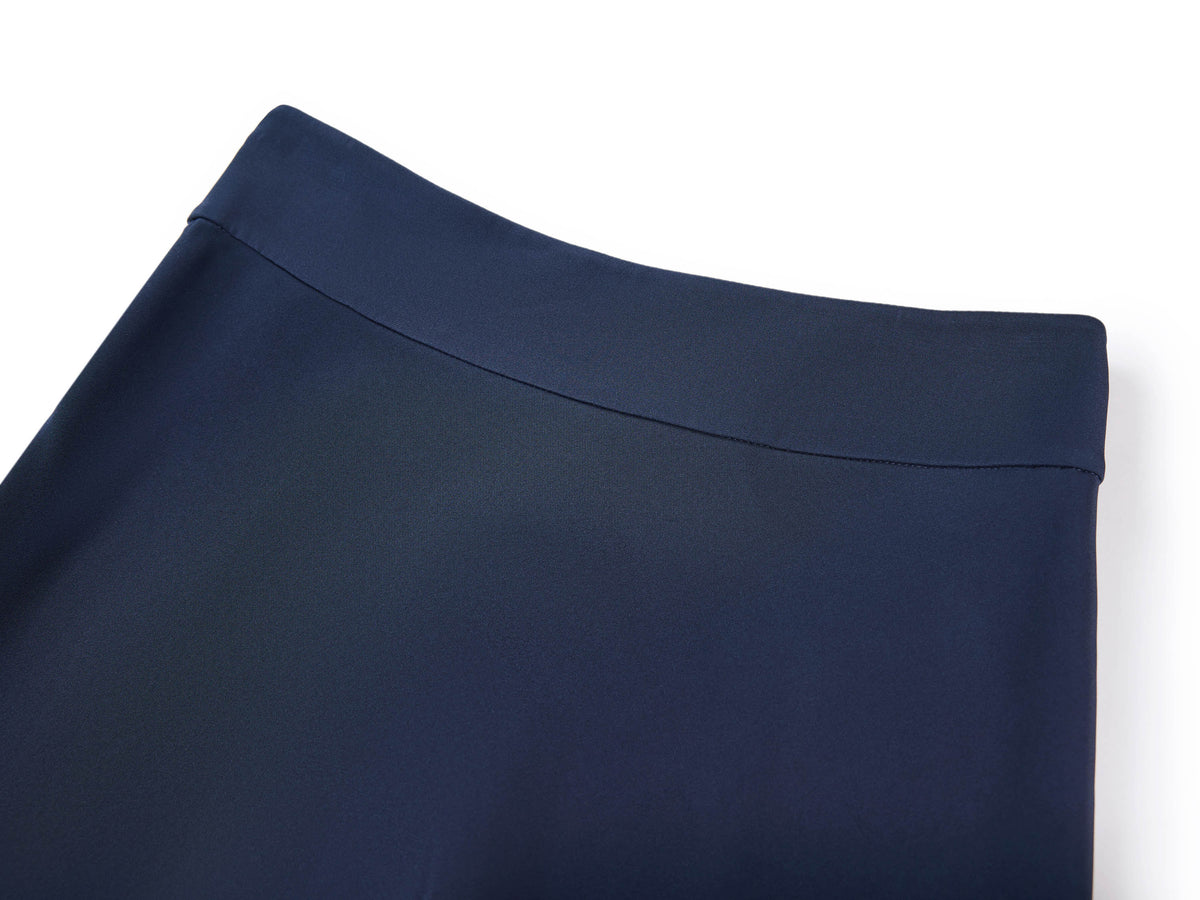 YAYING Navy High-Waisted Maxi Skirt