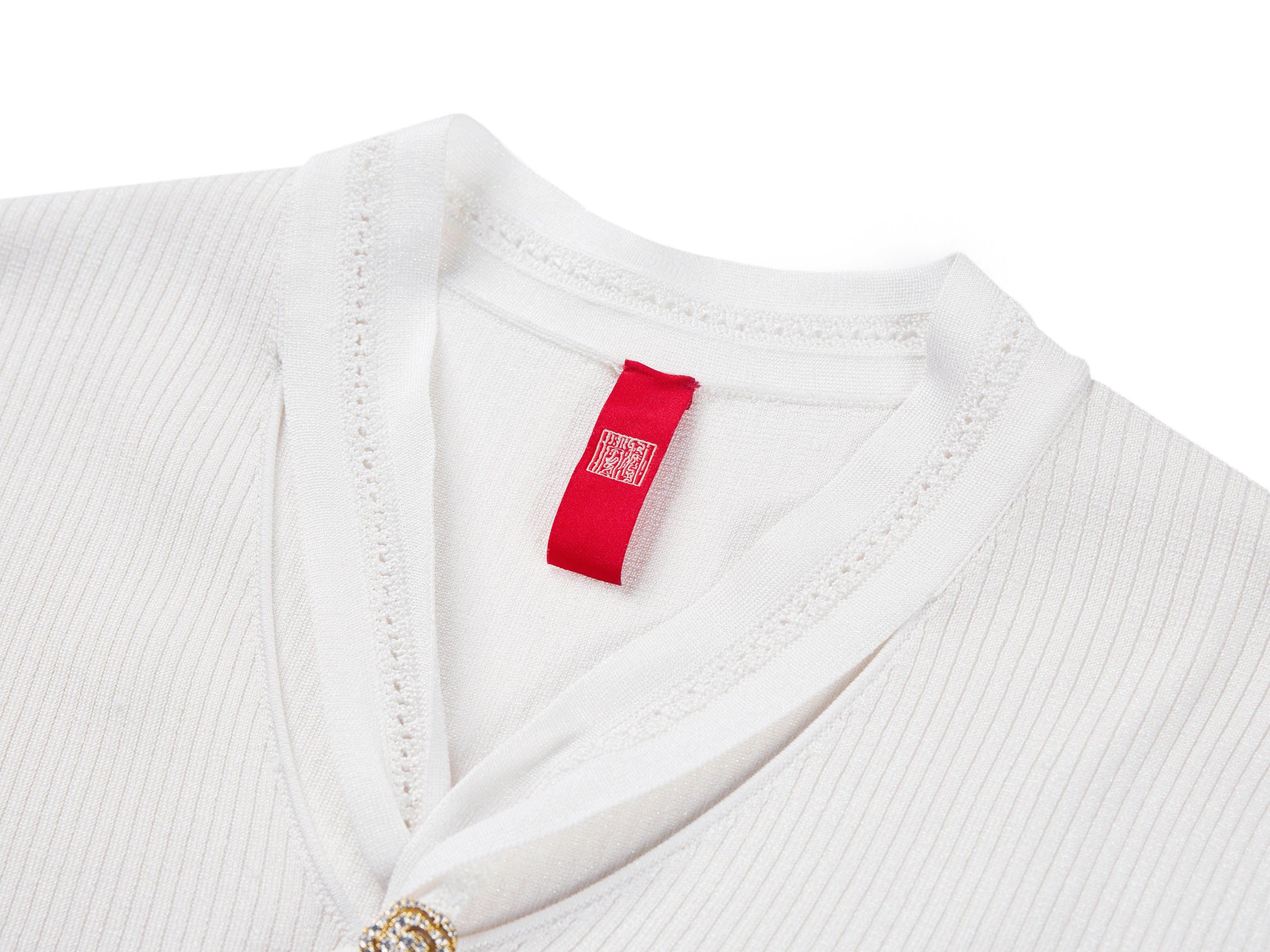 YAYING White Short Sleeve Top