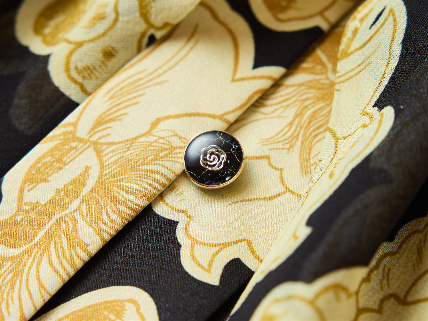 YAYING Printed Mulberry Silk Dress