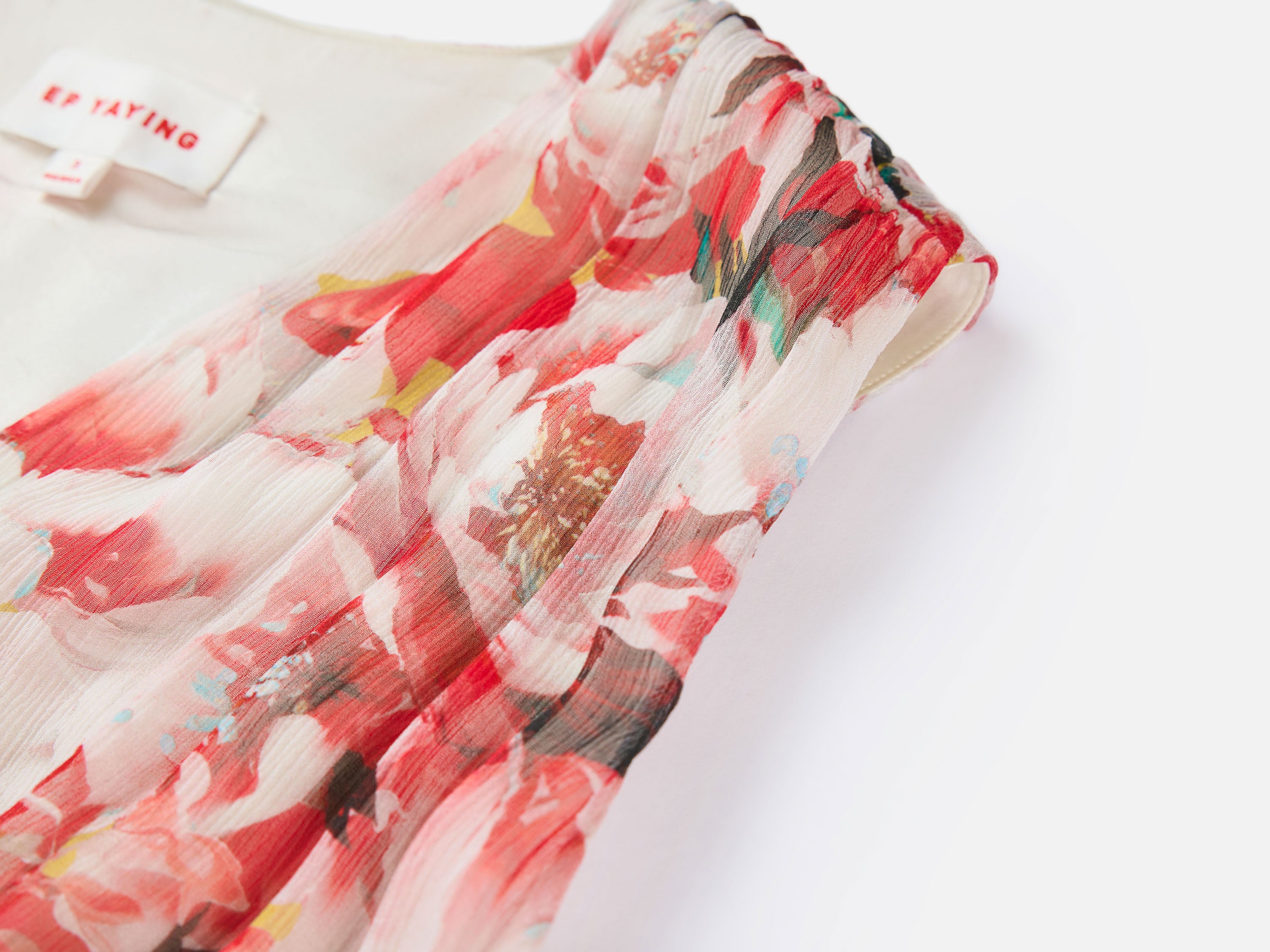 YAYING Red Printed Midi Dress