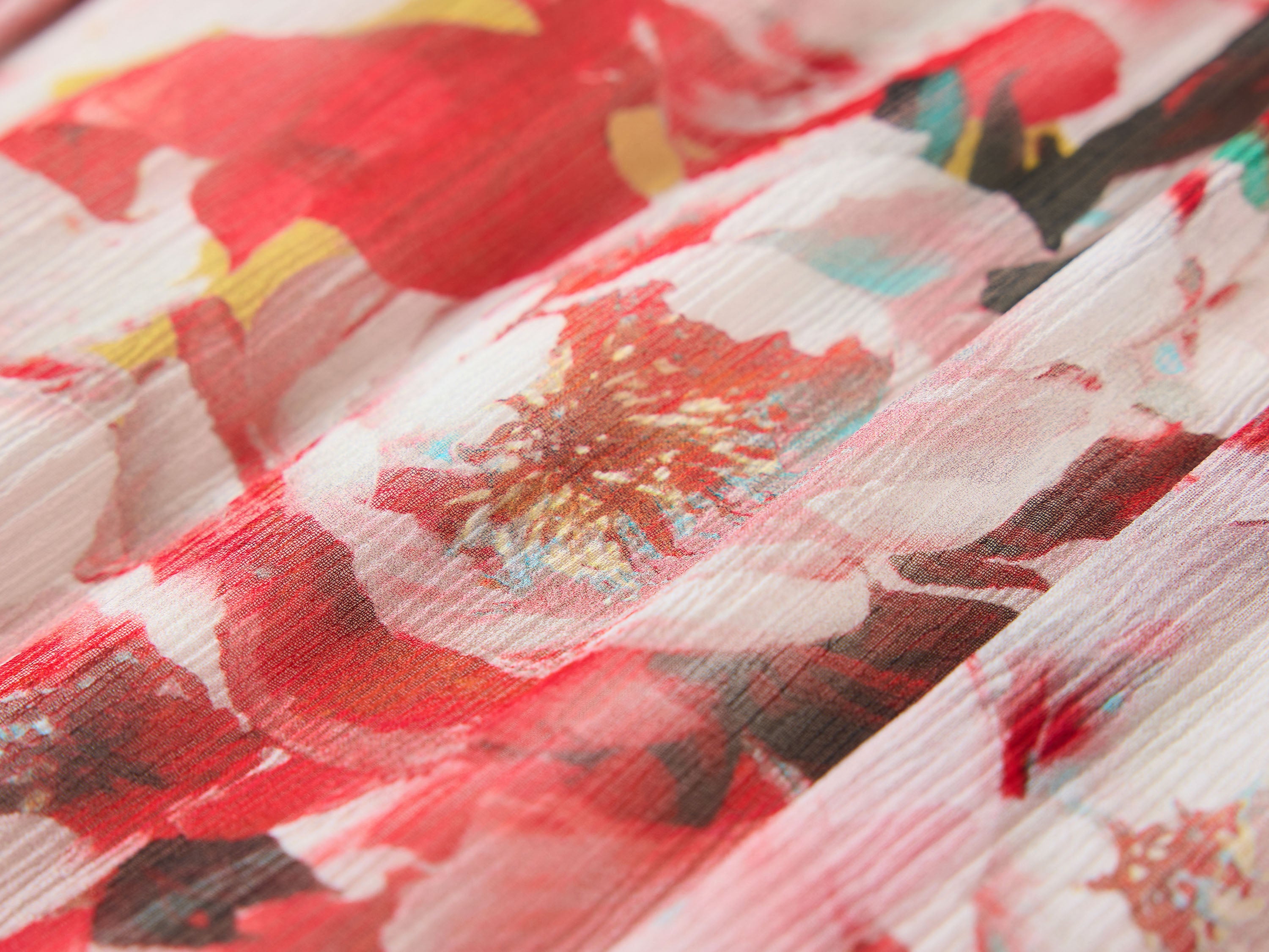 YAYING Red Printed Midi Dress