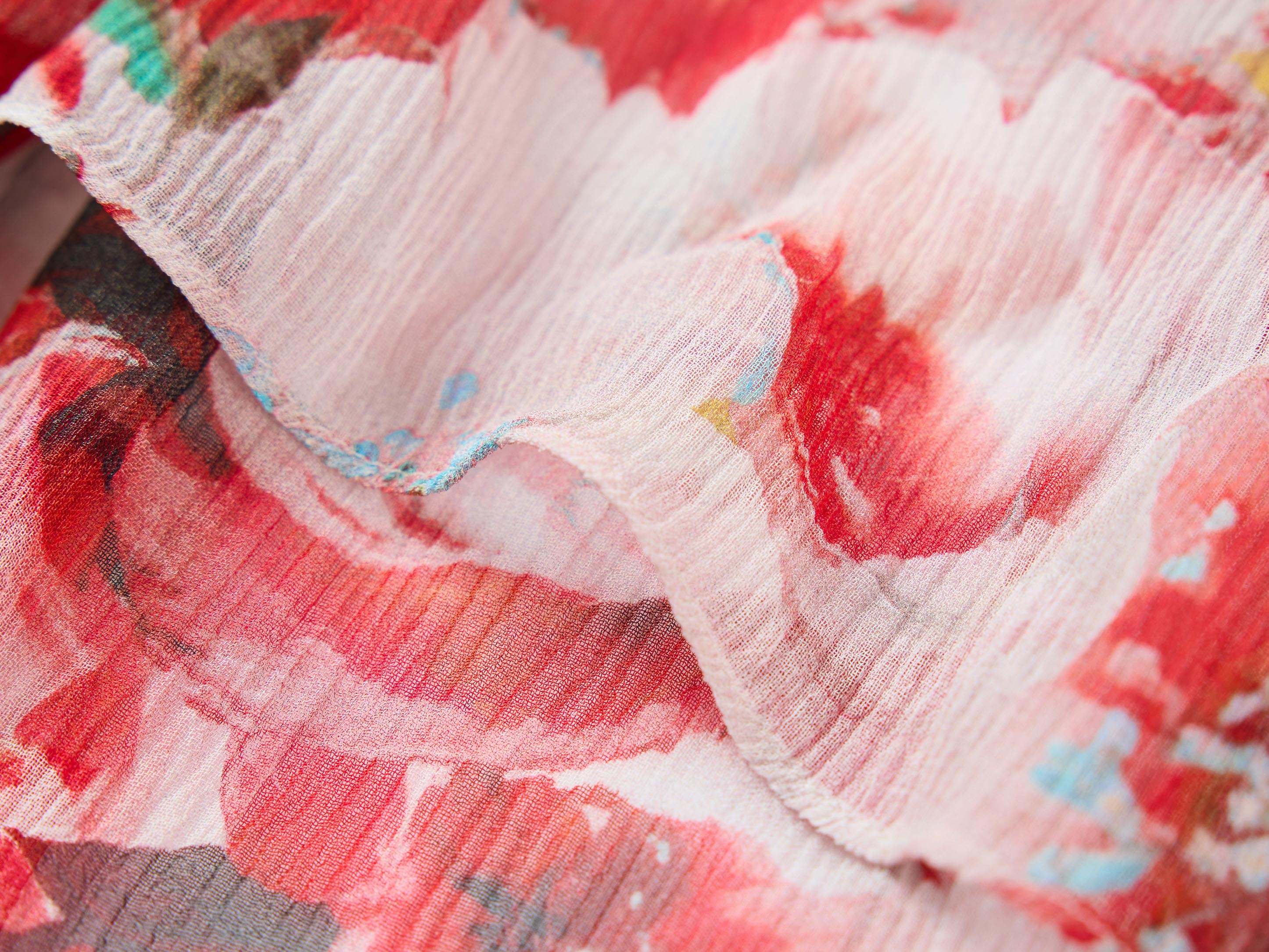 YAYING Red Printed Midi Dress