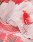YAYING Red Printed Midi Dress