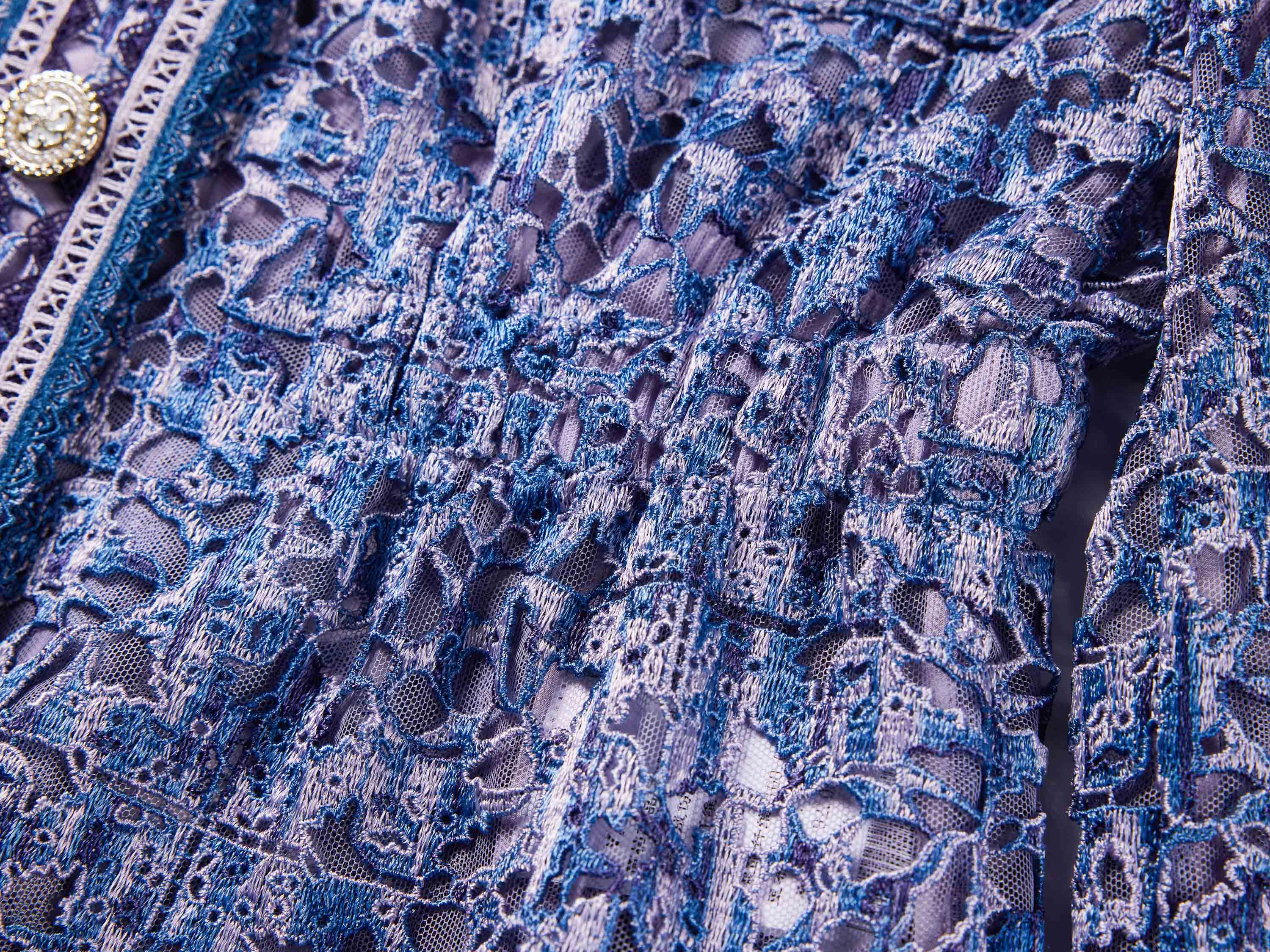YAYING Blue Knit Cardigan