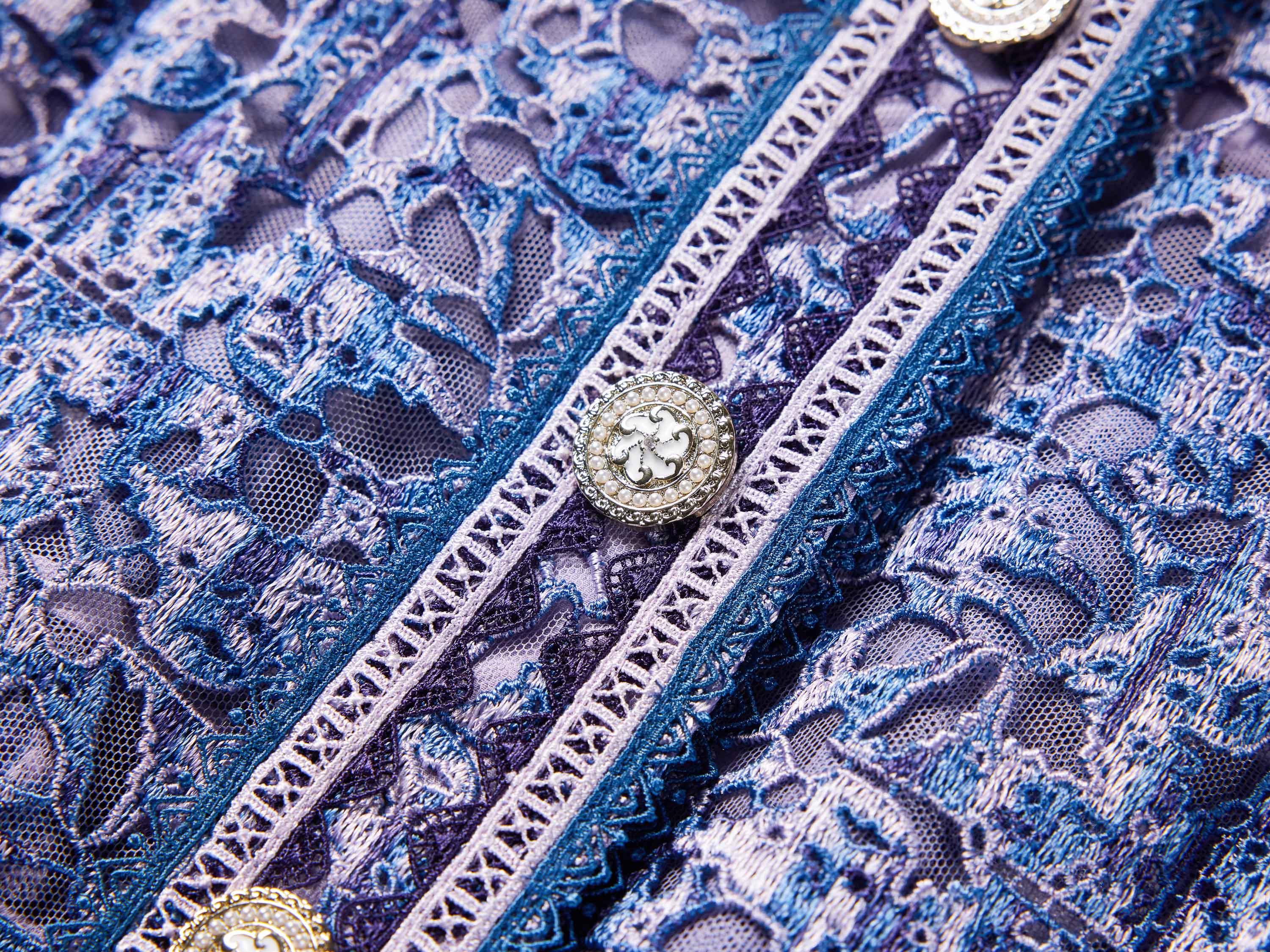 YAYING Blue Knit Cardigan