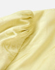YAYING Yellow Satin Midi Dress