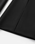 EP YAYING Black A-Line Skirt