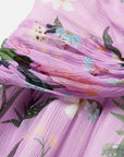 EP YAYING Silk Floral Midi Dress
