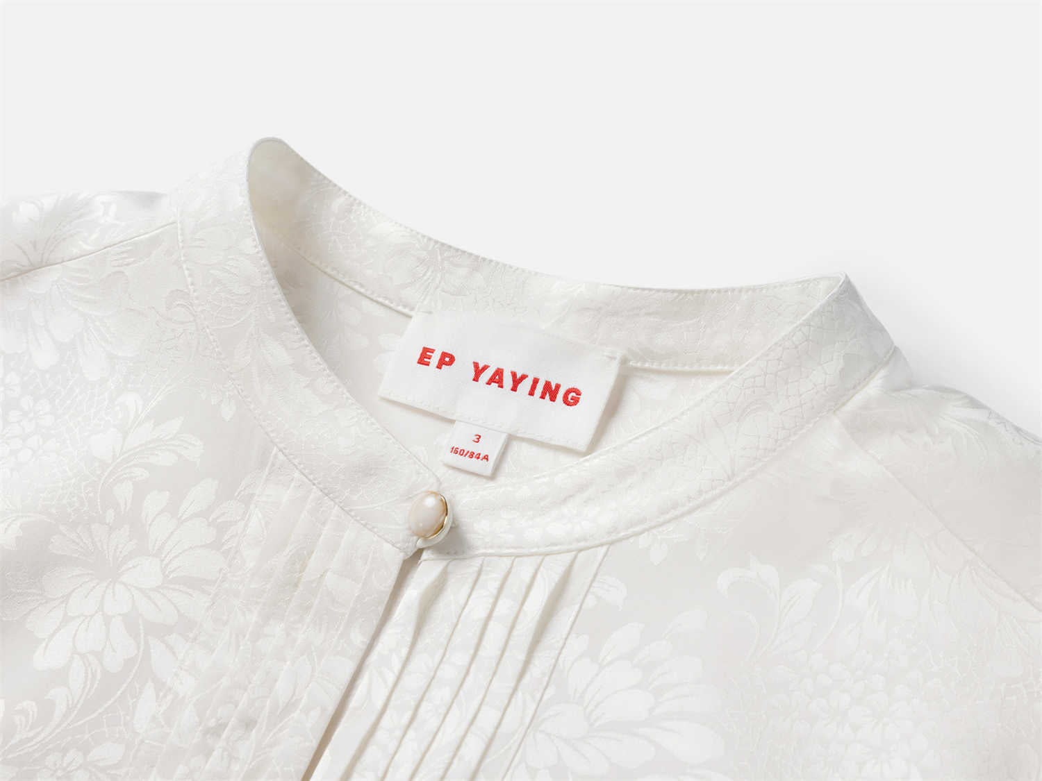 EP YAYING Silk Jacquard Shirt