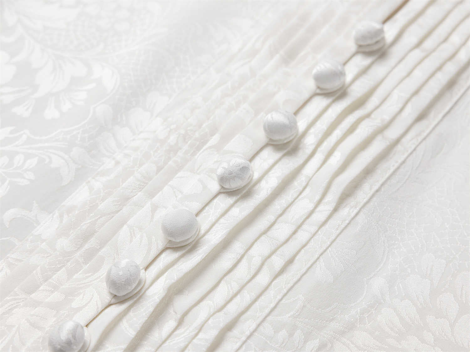 EP YAYING Silk Jacquard Shirt