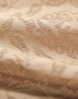 EP YAYING Silk Jacquard Straight-Leg Pants
