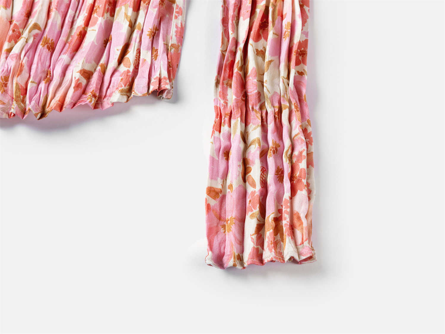EP YAYING Printed Pleated Shirt