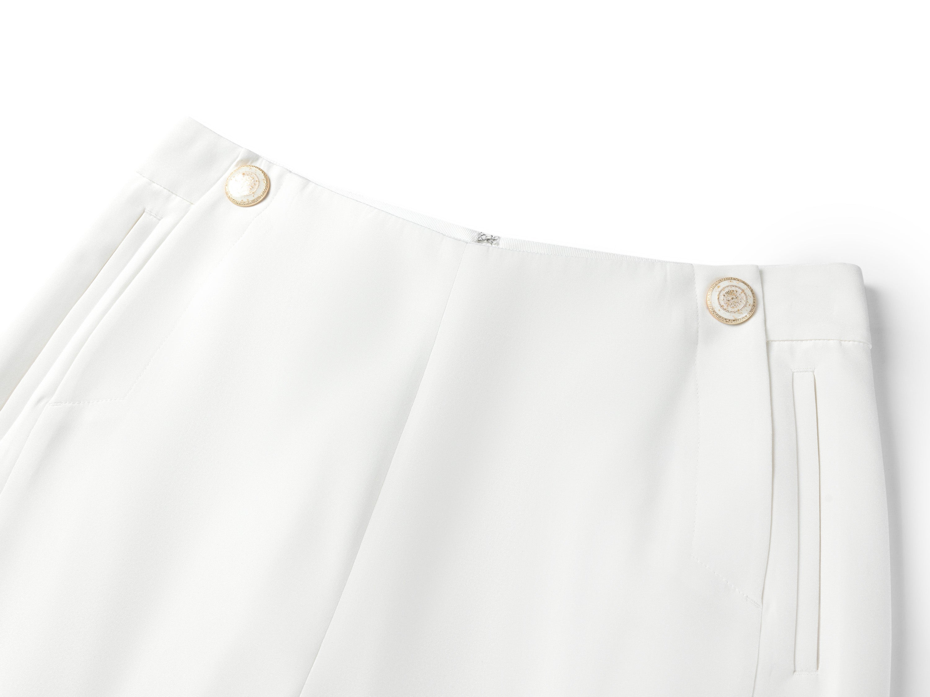 YAYING White Straight Pants