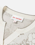 EP YAYING Peony Jacquard Knit Sweater