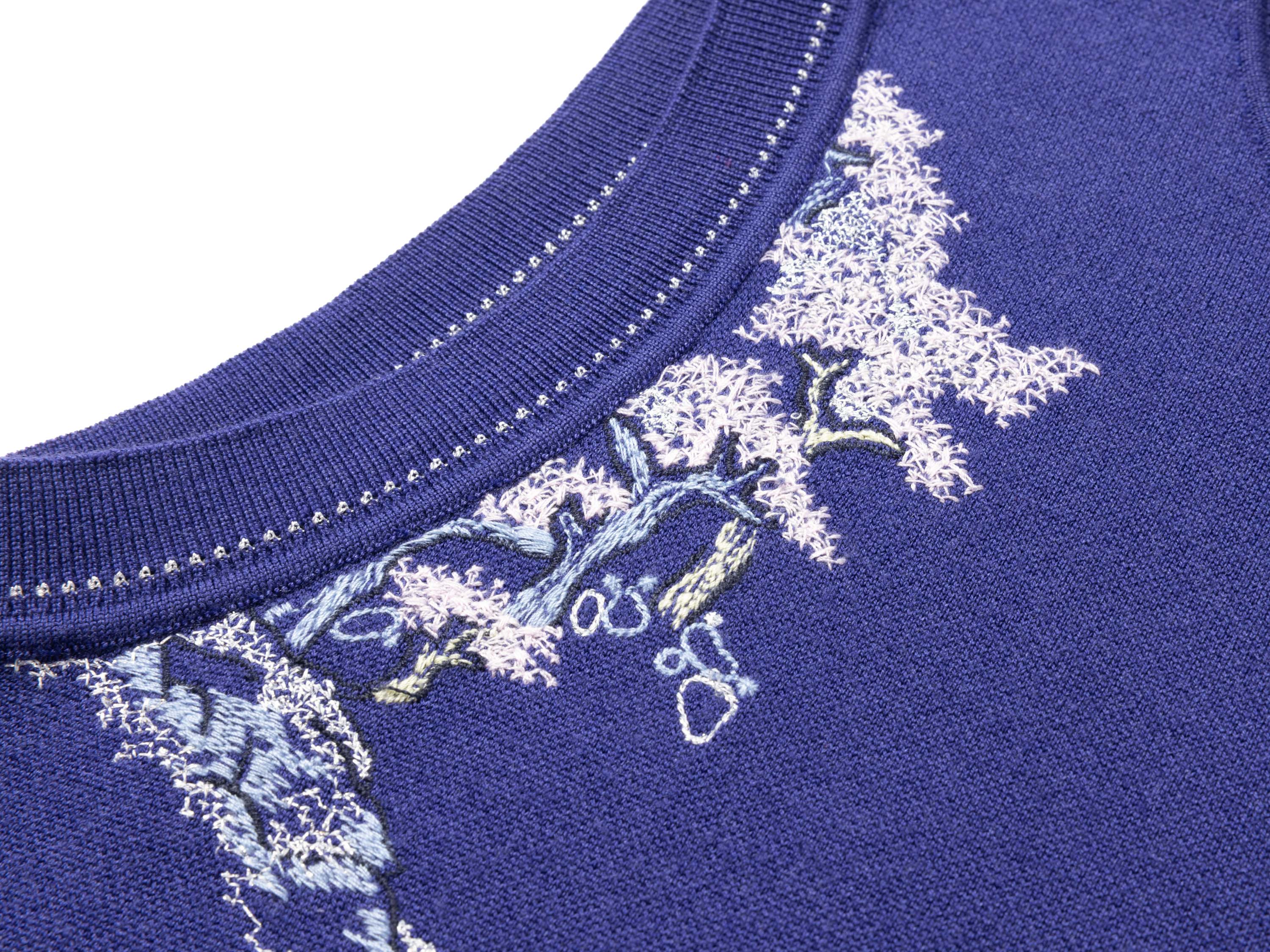 YAYING Blue Printed Sleeveless Top