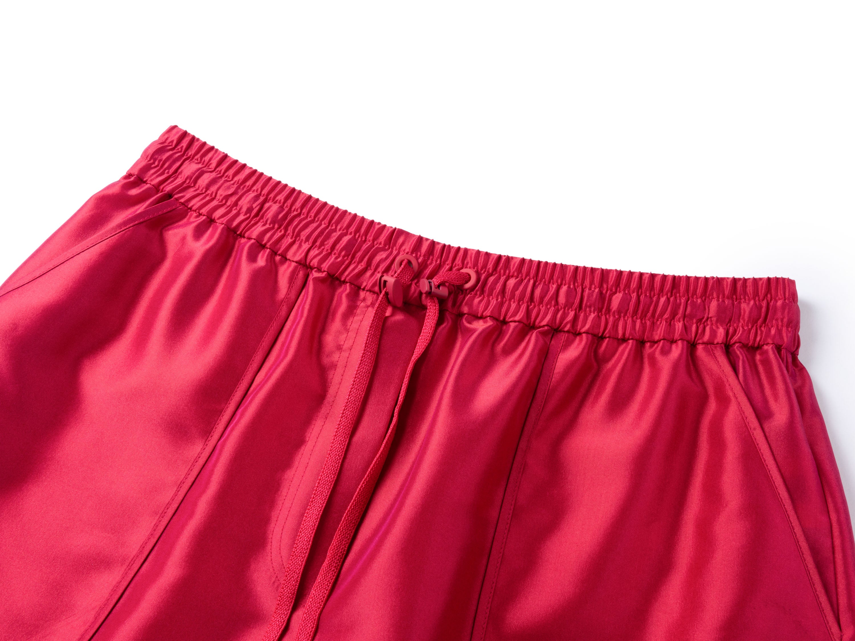 YAYING Red Drawstring Shorts