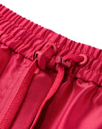 YAYING Red Drawstring Shorts