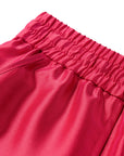 YAYING Red Drawstring Shorts