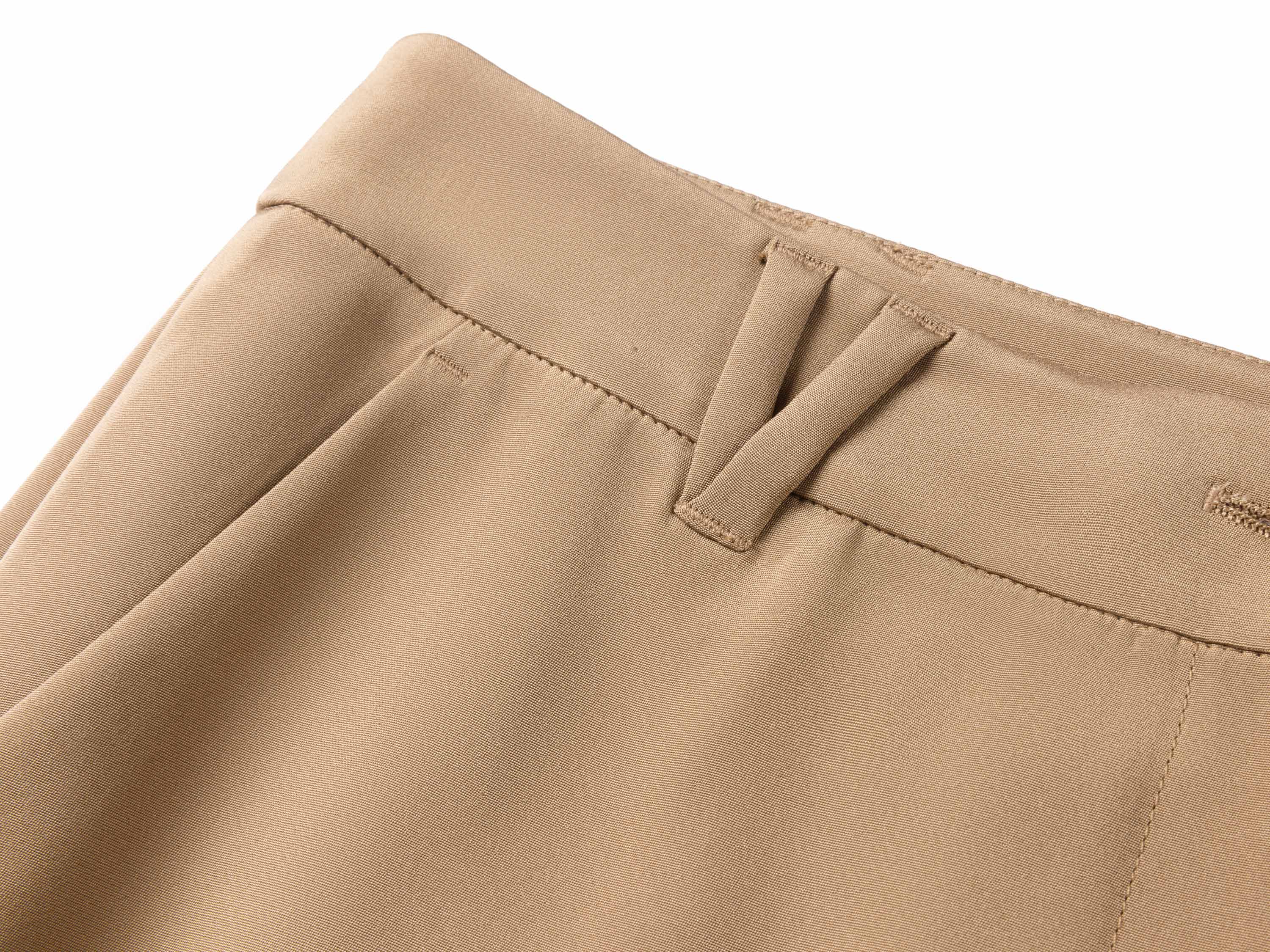 YAYING Khaki Tailored Trousers