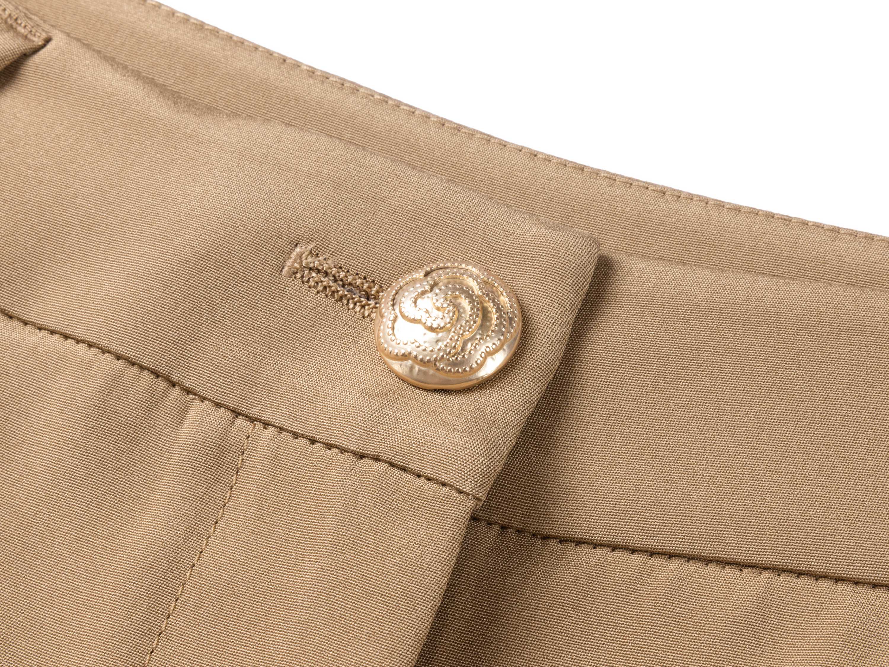 YAYING Khaki Tailored Trousers