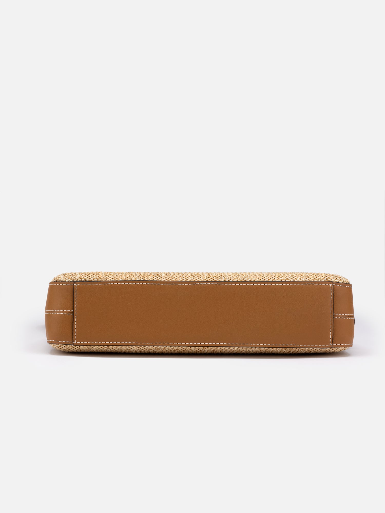 EP YAYING Spliced Straw Underarm Bag