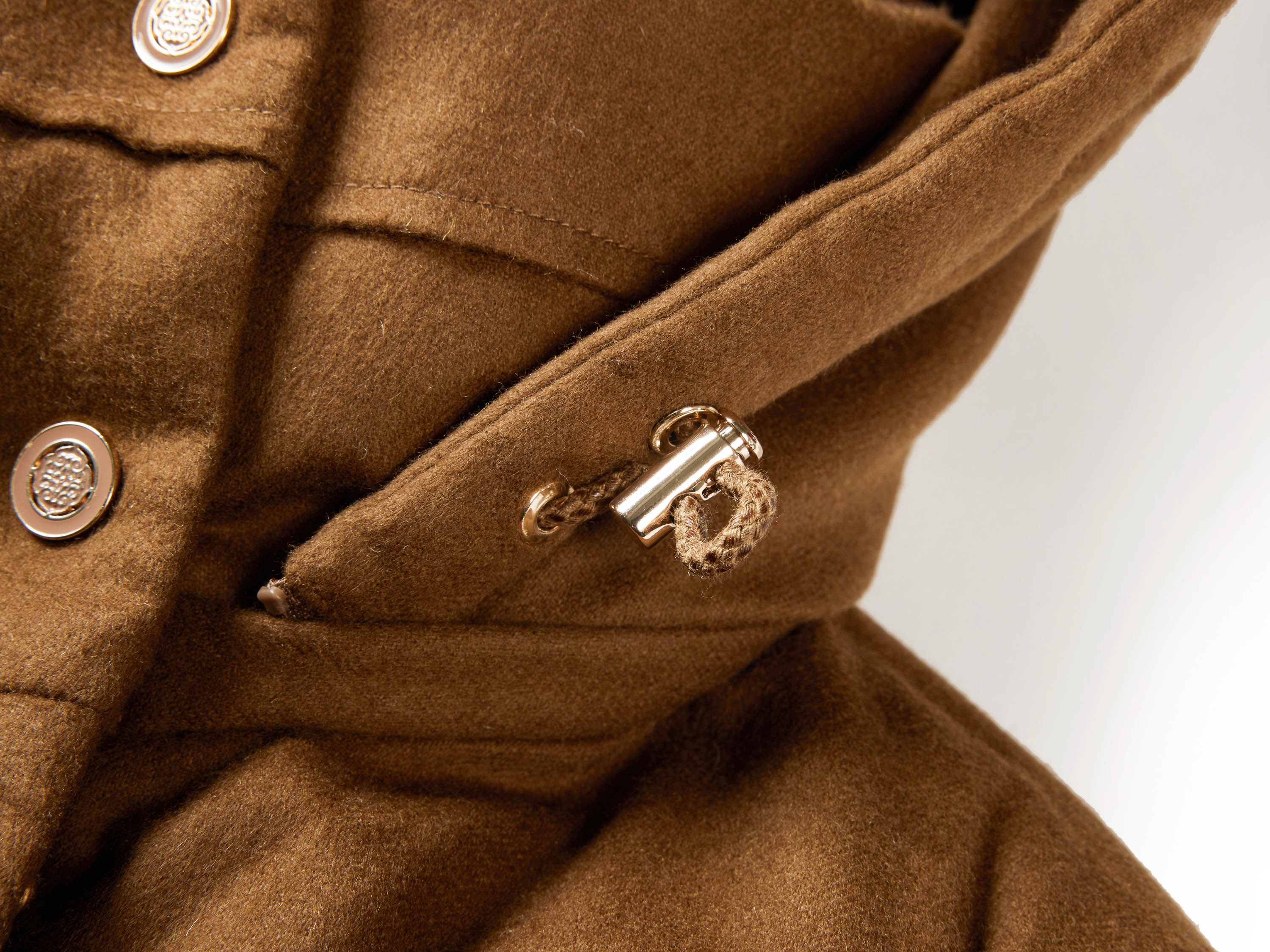 YAYING Long Cashmere Down Jacket