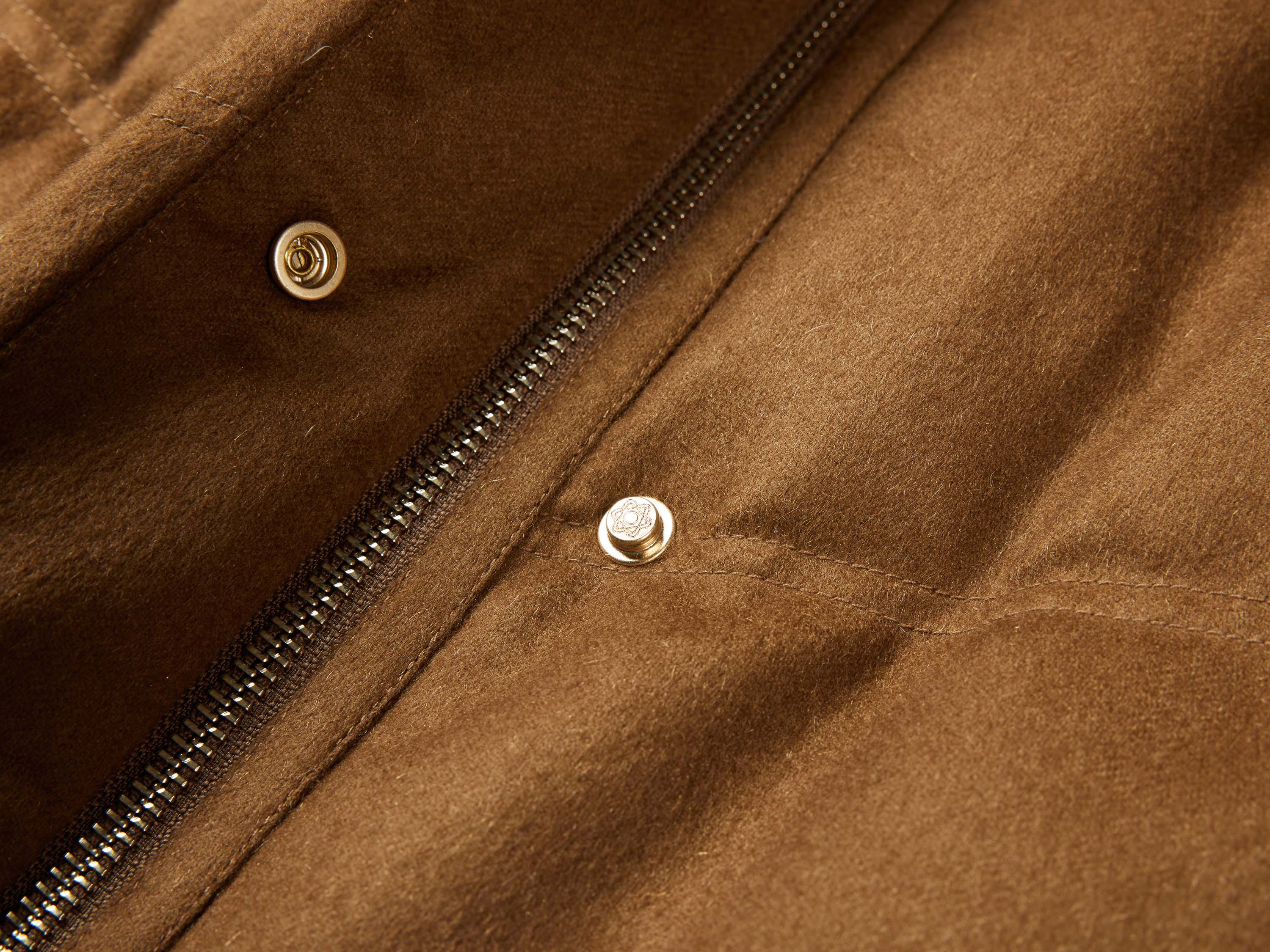 YAYING Long Cashmere Down Jacket