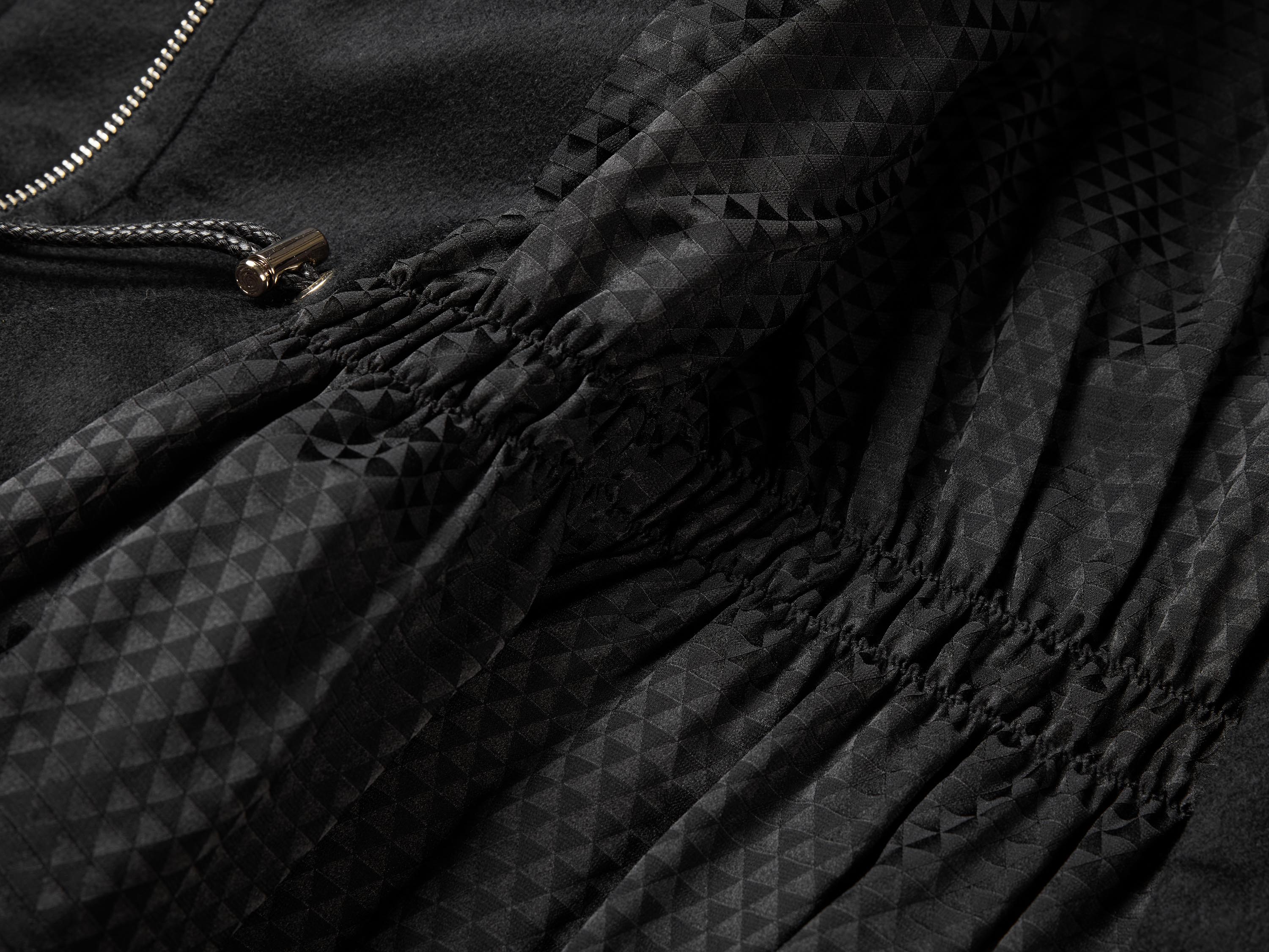 YAYING Long Cashmere Down Jacket