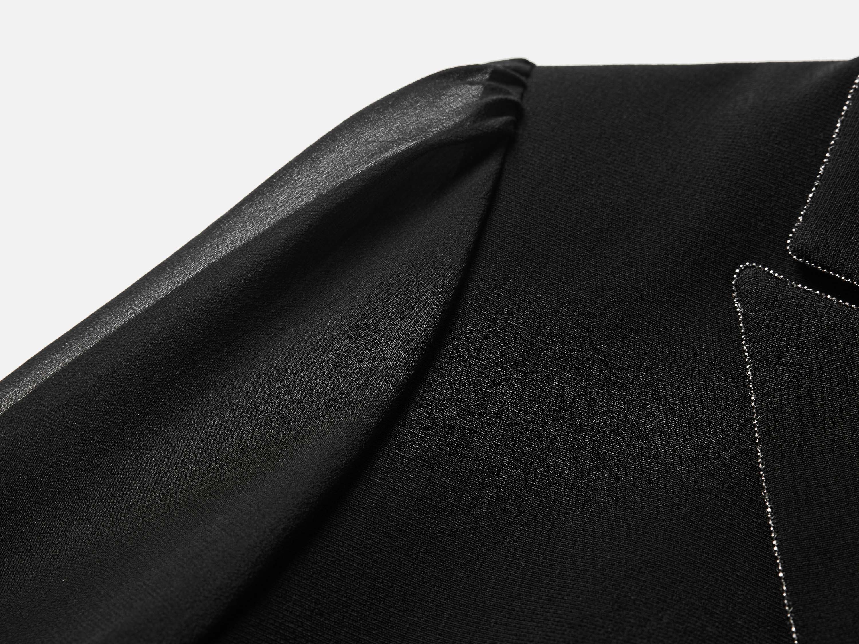 EP YAYING BLACK LONG SLEEVE DRESS