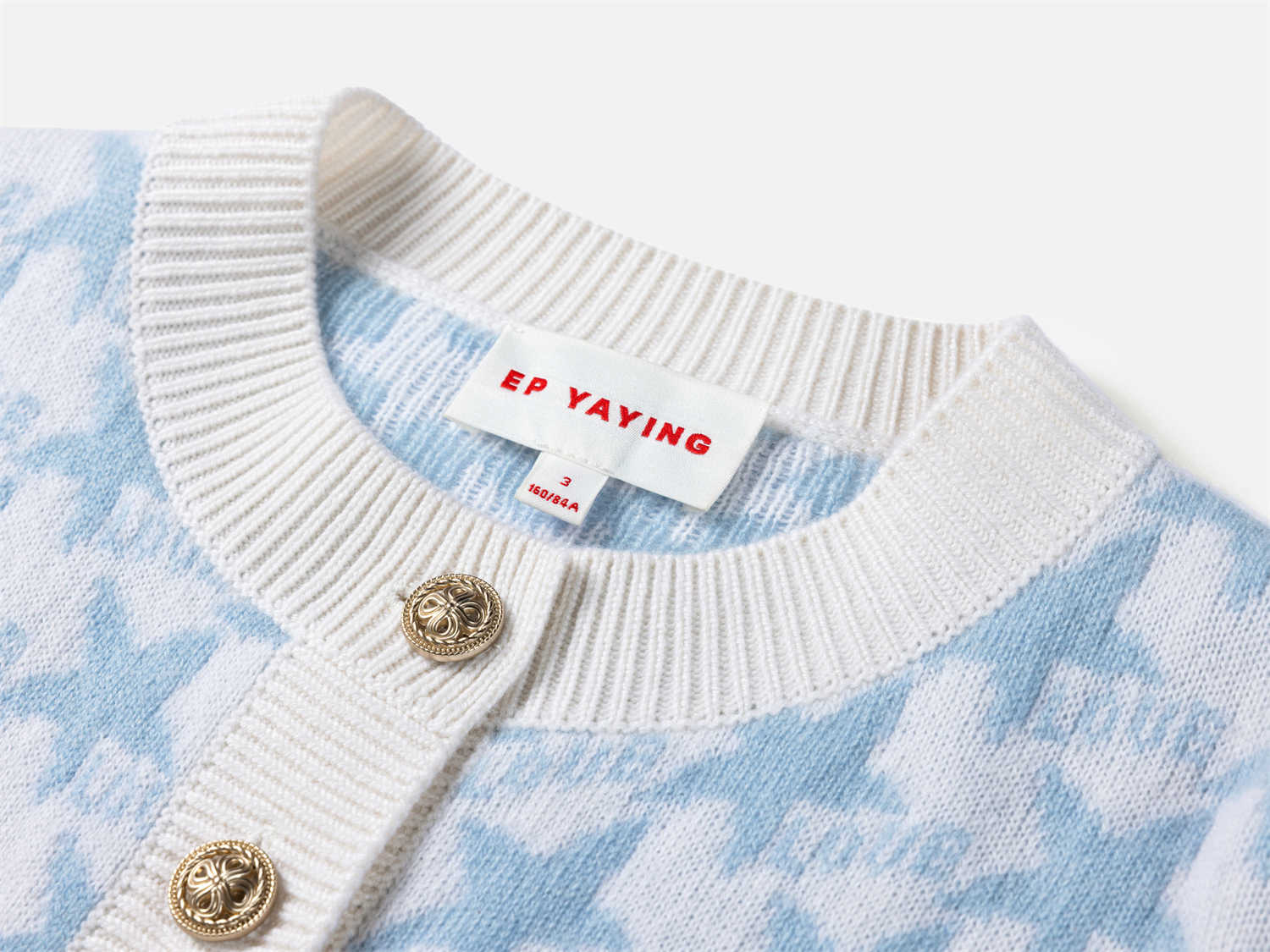 EP YAYING Wool Knit Cardigan