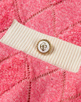 EP YAYING Two-tone Jacquard Knitwear