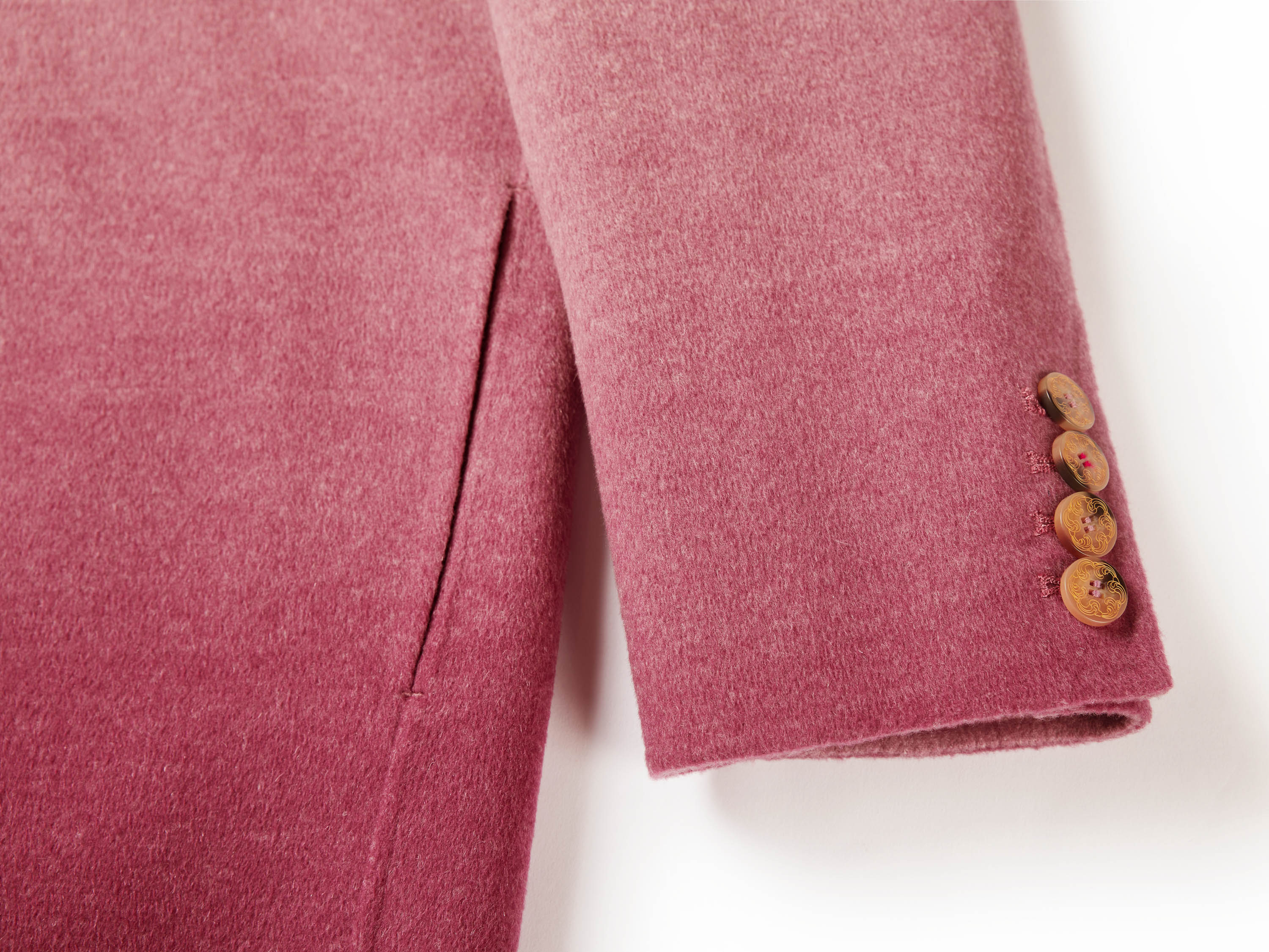 YAYING Gradient Cashmere Overcoat