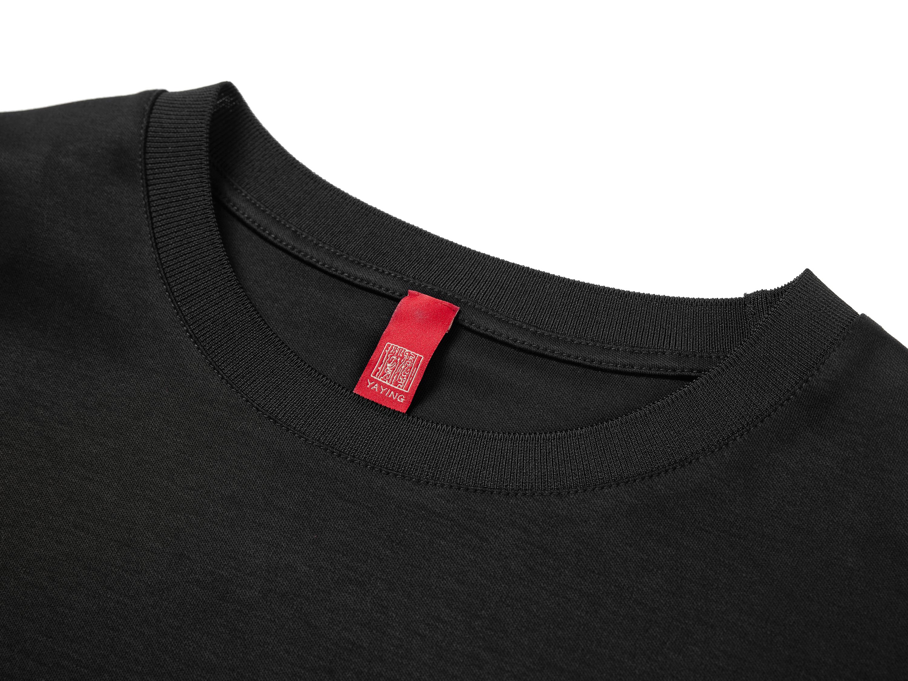 YAYING Black Graphic T-Shirt