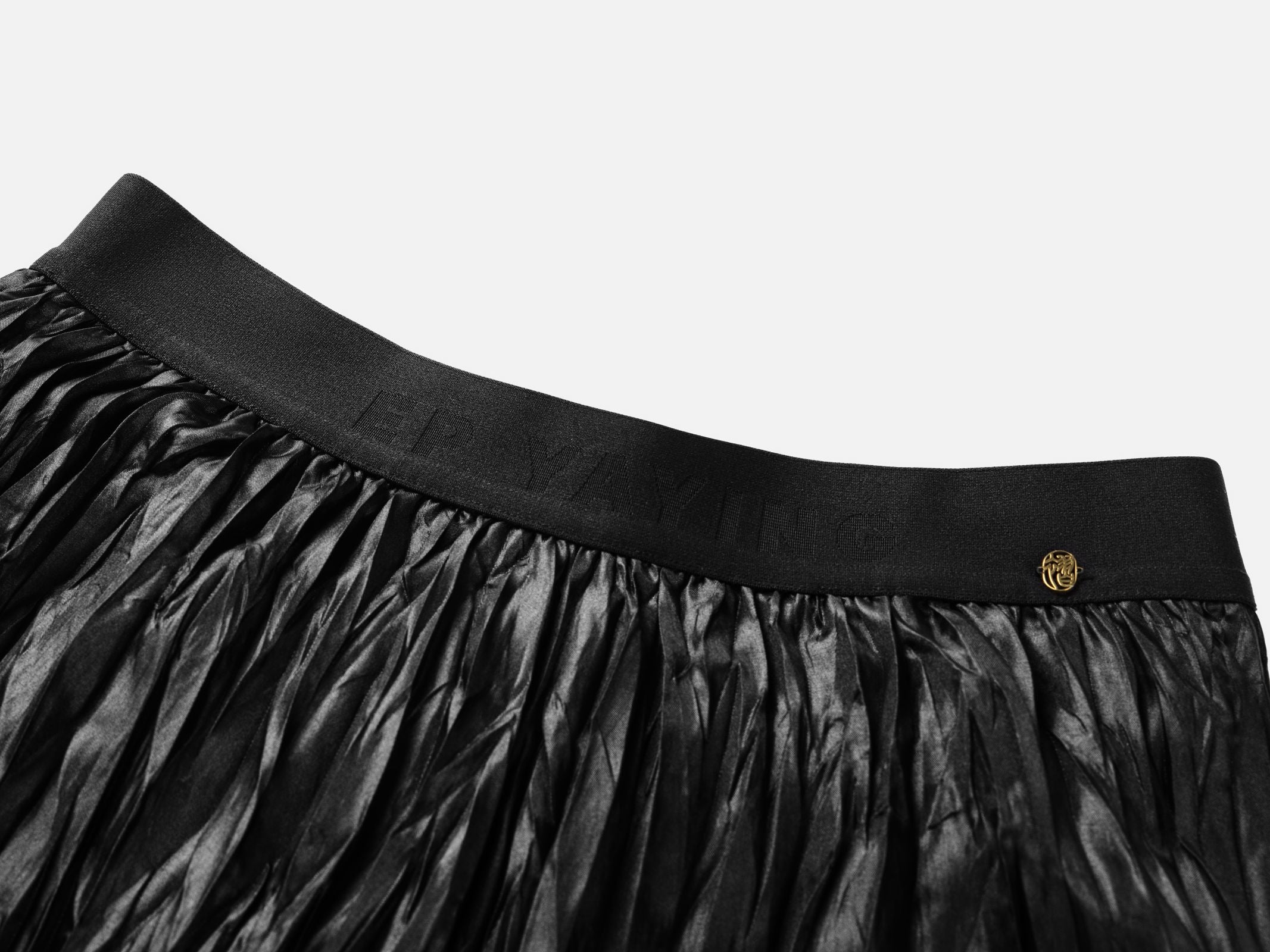 EP YAYING A-line Pleated Midi Skirt