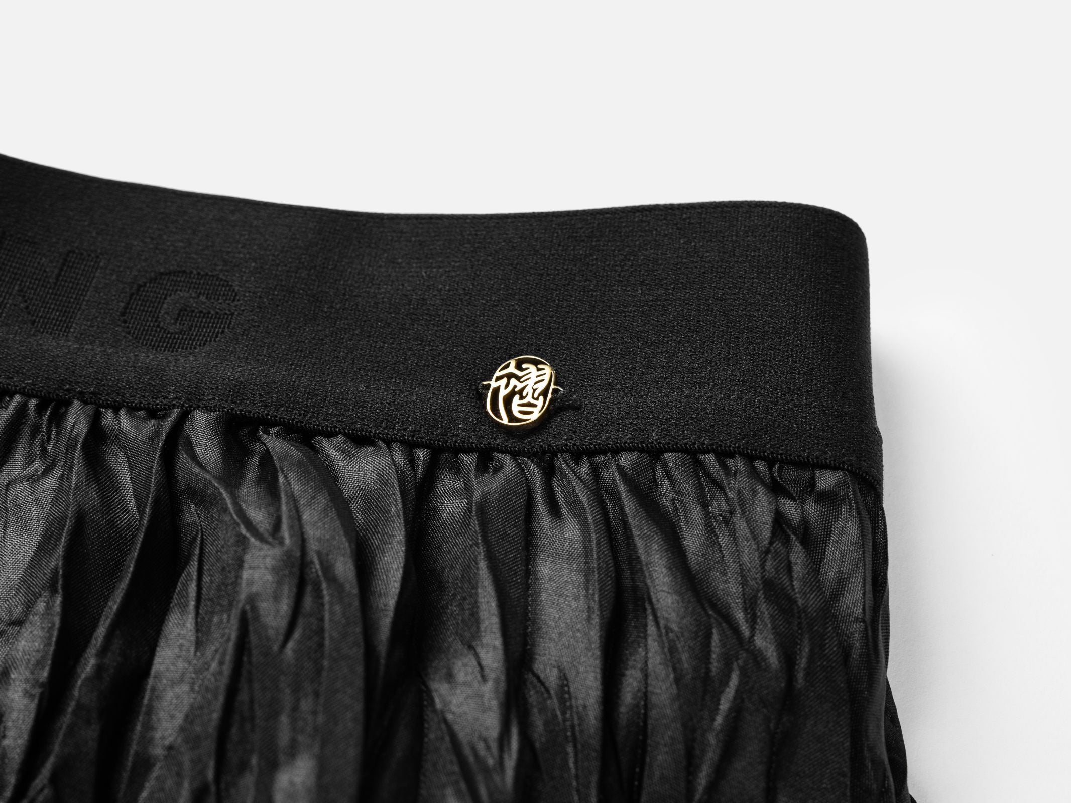 EP YAYING A-line Pleated Midi Skirt