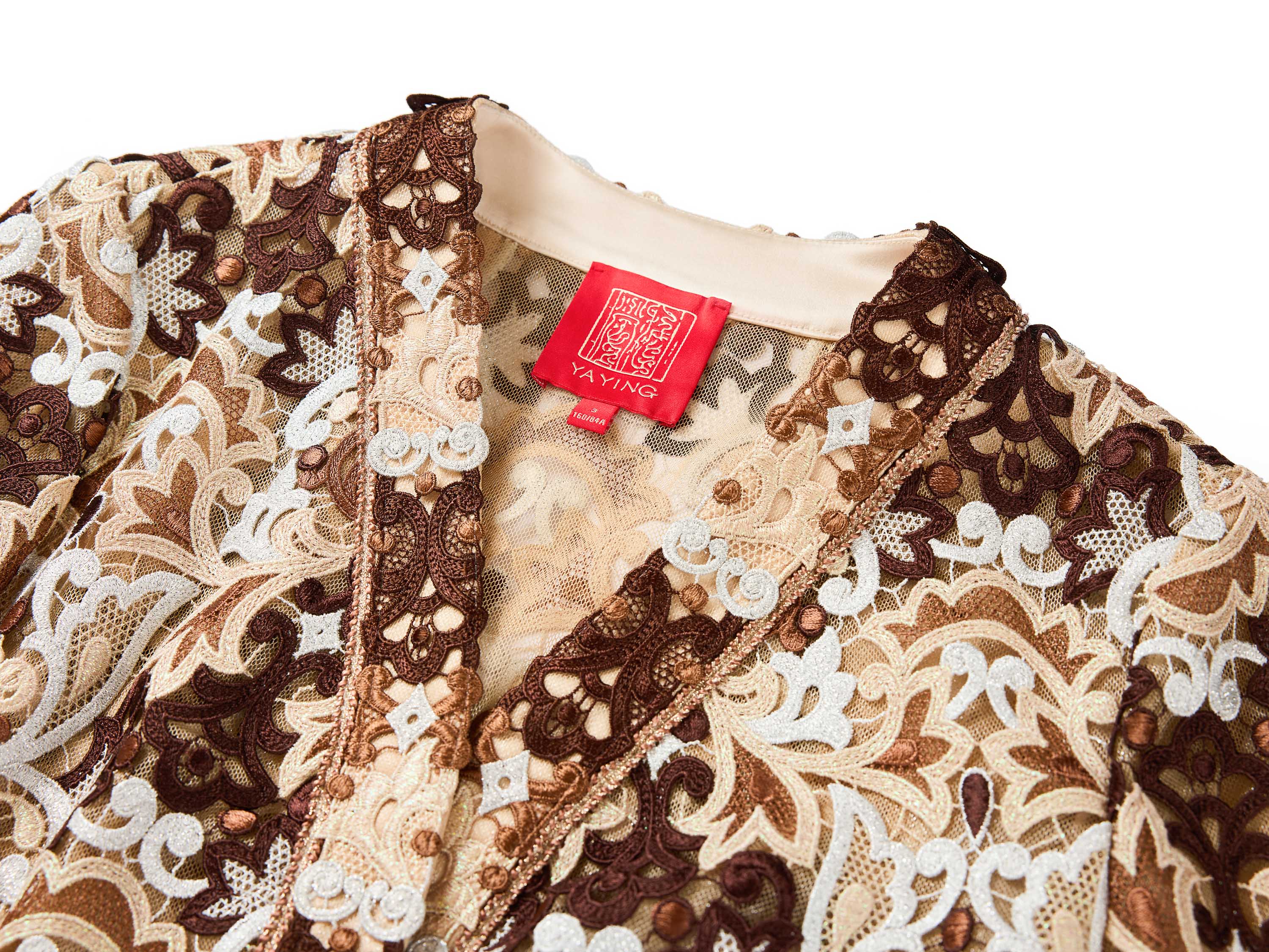 YAYING Brown Floral Blouse