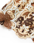 YAYING Brown Floral Blouse