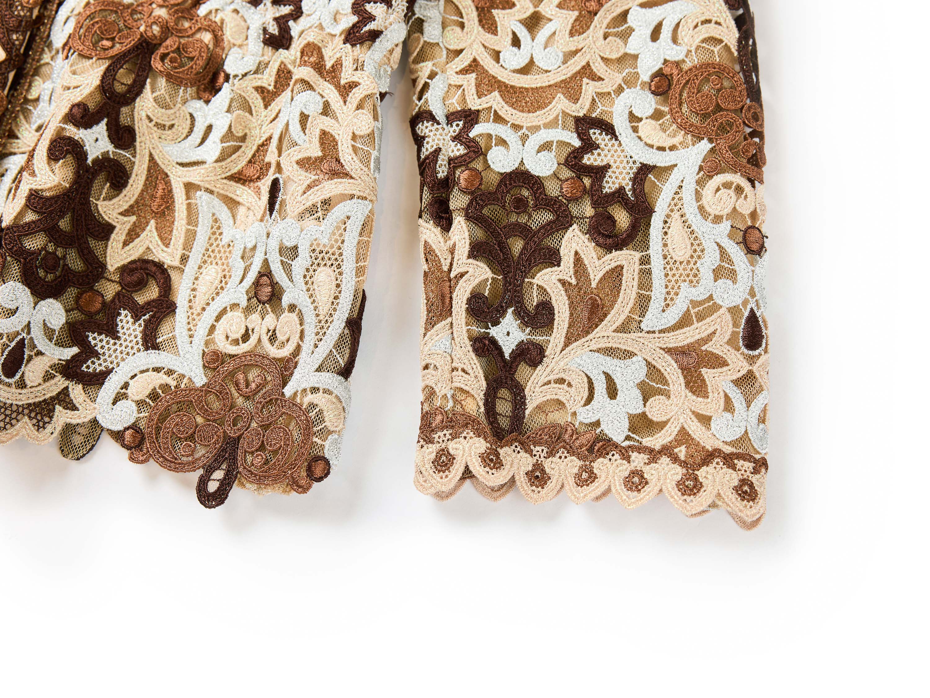 YAYING Brown Floral Blouse