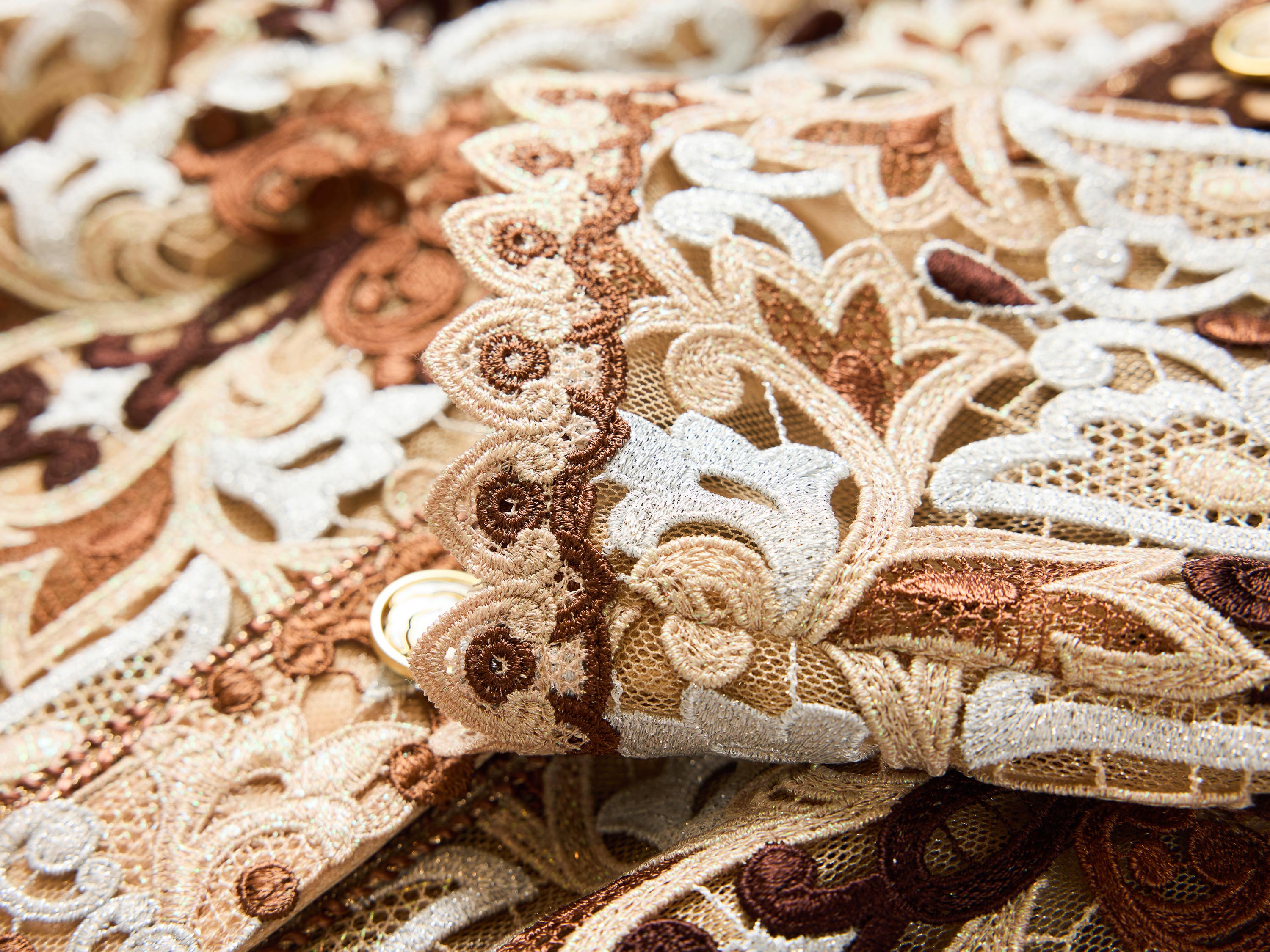 YAYING Brown Floral Blouse