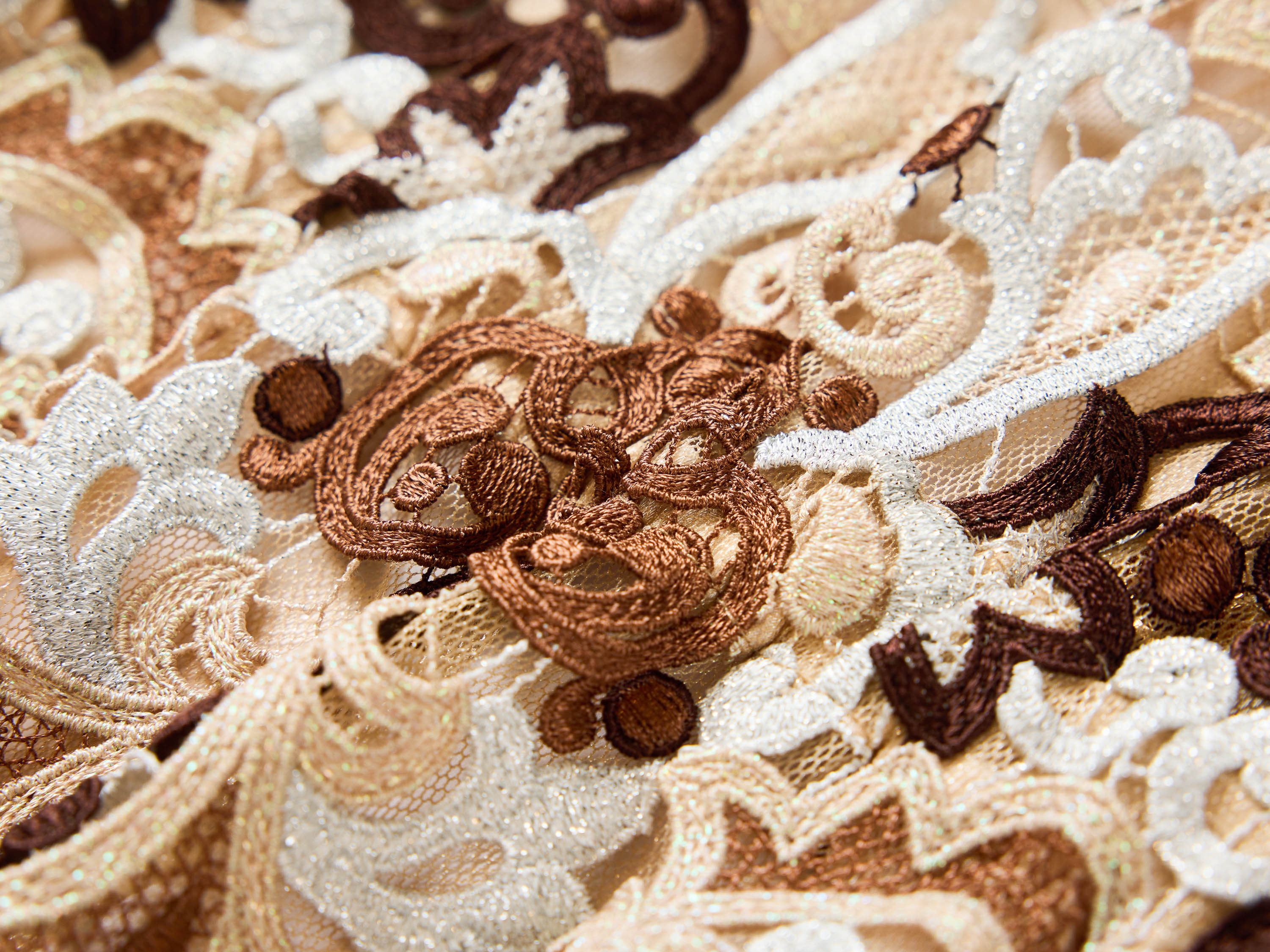 YAYING Brown Floral Blouse