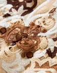 YAYING Brown Floral Blouse