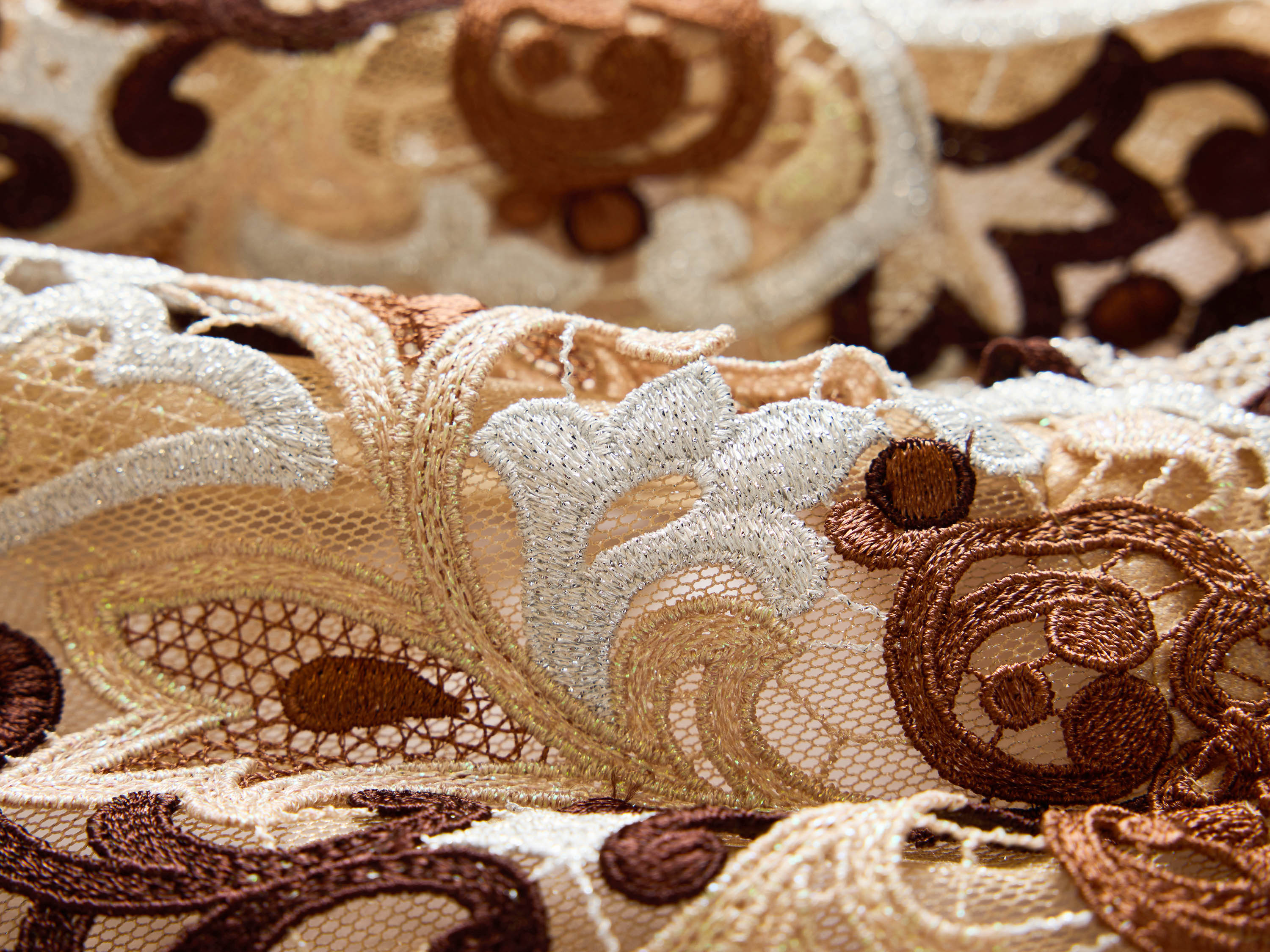 YAYING Brown Floral Blouse